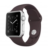 Силиконовый ремешок для часов Apple Watch 42mm (Brown)