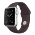 Силиконовый ремешок для часов Apple Watch 42mm (Brown)