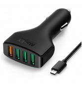 Автомобильное зарядное устройство Aukey СС-T9 Qualcomm QC 3.0 на 4 USB