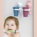 Стакан для детских зубных щеток Home Comfort "Tedy", цвет голубой