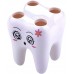 Стакан для зубных щеток Home Comfort "Зубик детский", цвет белый