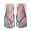 Носки Beauty Home "3D принт синих сланцев Разноцветные ногти", размер 30