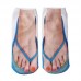 Носки Beauty Home "3D принт синих сланцев Разноцветные ногти", размер 40
