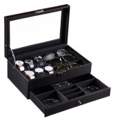 Бокс для хранения часов, очков и драгоценностей Home Comfort Carbon Box All Inclusive