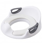 Детское сиденье на унитаз с ручками и мягкой подушечкой "Baby Seat", цвет белый Детское сиденье на унитаз с ручками и мягкой подушечкой "Baby Seat", цвет белый