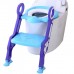 Детское сиденье на унитаз со ступенькой "Пингвинчик", цвет фиолетовый