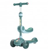 Детский трехколесный самокат с сиденьем "Scooter Pro"