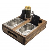 Столик-подставка для пива и закусок  "Beer", ручная работа