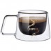 Кружка с двойным стеклом Coffee 200 ml для кофе и капучино