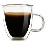 Чашка с двойным стеклом Comfortable 475 ml для капучино и кофе