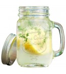 Кружка банка для лимонада и смузи Ice Cold Drink Glassware 500 ml