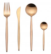 Набор столовых приборов Maison Maxx Stainless Steel Modern Flatware Set Gold