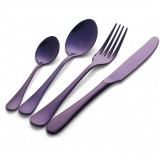 Набор столовых приборов Dinnerware Stainless Steel Modern Set Purple