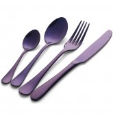 Набор столовых приборов Dinnerware Stainless Steel Modern Set Purple