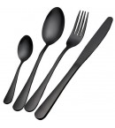 Набор столовых приборов Dinnerware Stainless Steel Modern Set Black