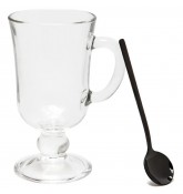 Кружка с ложкой MaxxMalus “Irish Cofe“, цвет черный