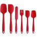 Набор силиконовых лопаток MaxxMalus "Приятного аппетита", цвет красный, 6 предметов