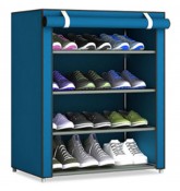 Тканевый шкаф для хранения обуви Home Comfort "Shoes Shelf", 4 полки