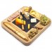 Набор для подачи сыра и закусок, доска и ножи MaxxMalus "Сырное изобилие"