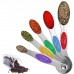 Набор мерных ложек с магнитным креплением MaxxMalus "Measuring Spoons Color", 5 предметов