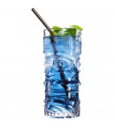 Стеклянный бокал для коктейлей Tiki Blue Hawaii 450 ml
