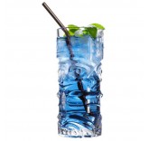 Стеклянный бокал для коктейлей Tiki Blue Hawaii 450 ml