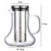 Заварочный чайник из жаропрочного стекла MaxxMalus "Modern", объем 700 ml