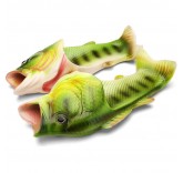 Тапочки шлепанцы в форме рыбы (зеленые)