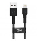 Кабель Xiaomi ZMI USB - Lightning MFi Kevlar Cable Black 30 см (AL823)