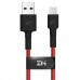 Кабель Xiaomi ZMI USB - Lightning MFi Kevlar Cable Red 30 см (AL823)