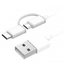 Кабель Xiaomi ZMI USB - Micro USB Type-B / Type-C Charge Cable 100 см (AL501)