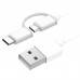 Кабель Xiaomi ZMI USB - Micro USB Type-B / Type-C Charge Cable 30 см (AL511)