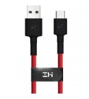 Кабель Xiaomi ZMI USB - Type-C Kevlar Cable Red 30 см (AL411)