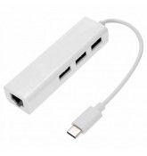 USB 3.1 Type C Ethernet адаптер + hub на 3 USB порта