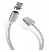 Магнитный кабель Wsken Mini Metal Magnetic Cable для зарядки Type C
