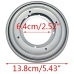 Круглый подшипник для поворотного стола, диаметр 13,8 см