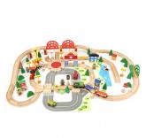 Железная дорога детская набор из 120 предметов