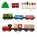 Железная дорога детская набор из 120 предметов