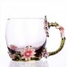 Чашка с ложкой MaxxMalus "Butterfly в3р", объем 330мл, цвет розовый
