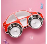 Детский набор столовой посуды Машинка красная MaxxMalus