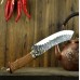 Турецкий поварской нож Ятаган MaxxMalus с деревянной ручкой
