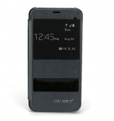 Чехол для Meizu M2 Note из эко-кожи (Мокрый асфальт)