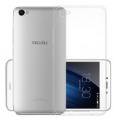 Силиконовый чехол-бампер для Meizu U10 (Прозрачный)