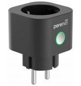 Умная розетка PerenioPower Link PEHPL02, черный