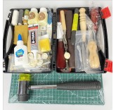 Набор инструментов для кожи в кейсе TDW, 36 предметов