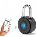 Умный Bluetooth замок Anboud Smart Padlock с функцией сигнализации для багажа