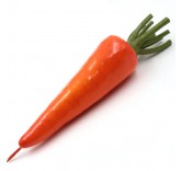 Искусственная морковка для фотосъемки и декора, муляж овощей 20 см