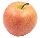 Искусственное яблоко красное для фотосъемки и декора, муляж фруктов 6,5 см