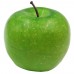 Искусственное яблоко зеленое для фотосъемки и декора, муляж фруктов 7,1 см