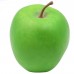 Искусственное яблоко зеленое для фотосъемки и декора, муляж фруктов 8 см